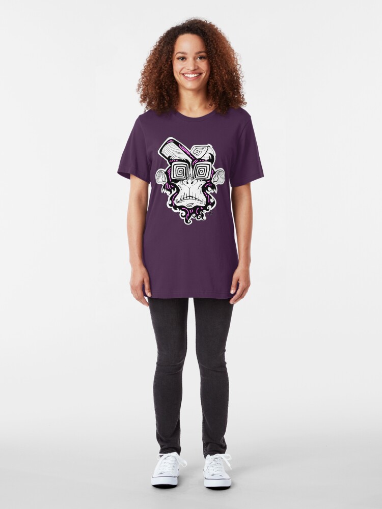 Alternate view of monkey Slim Fit T-Shirt