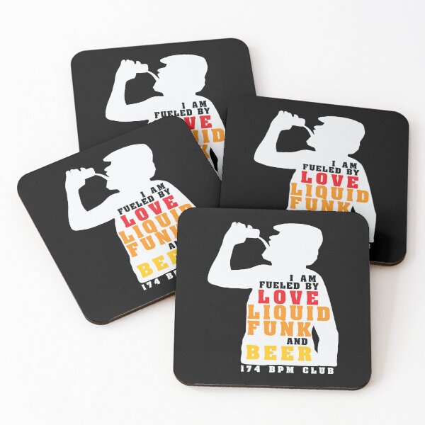 Item preview, I am Fueled by Love Liquid Funk and Beer ( 174 Bpm Club ) Cool Liquid Funk Gift designed and sold by WULFLAND ARTS.