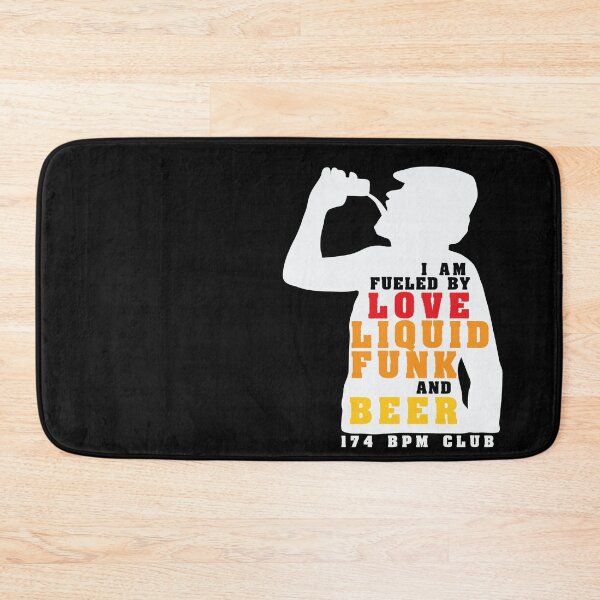 Item preview, I am Fueled by Love Liquid Funk and Beer ( 174 Bpm Club ) Cool Liquid Funk Gift designed and sold by WULFLAND ARTS.