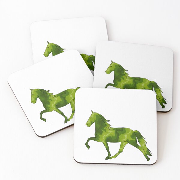 Item preview, Whirly Walking Horse Green designed and sold by theaadesigns.