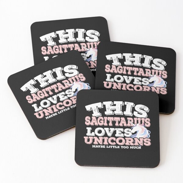 Item preview, Horoscope Zodiac Sign Sagittarius Loves Unicorns designed and sold by TheCrazyBear.