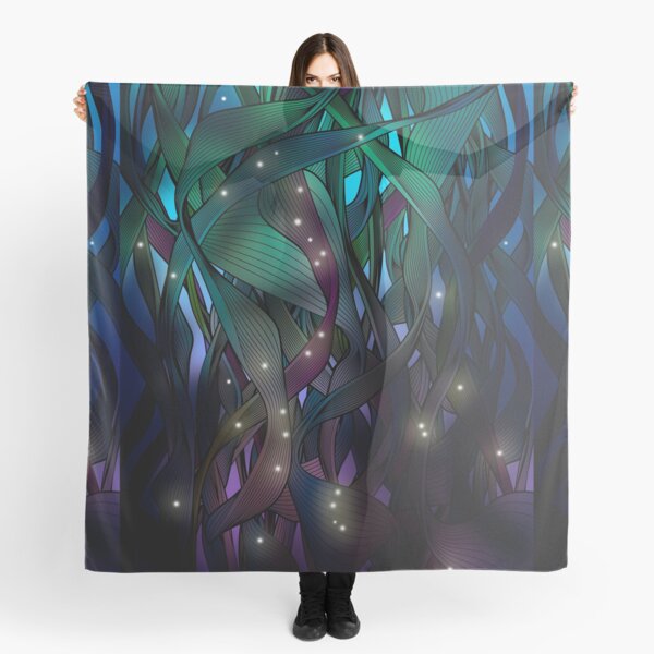 Nocturne (with Fireflies) Scarf