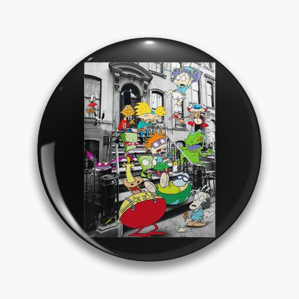 Item preview, Nickelodeon Classic Nicktoons Hanging On Stoop designed and sold by jessicaamazon.