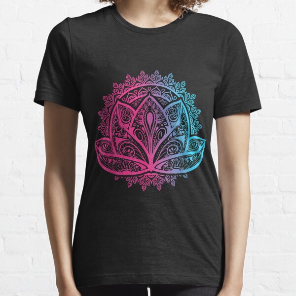 Yoga Lotus Shirt,Mandala Flower Shirt Minimalist Tee Cat Mandala Lotus Shirt Yoga Shirt Mandala Kitty Shirt