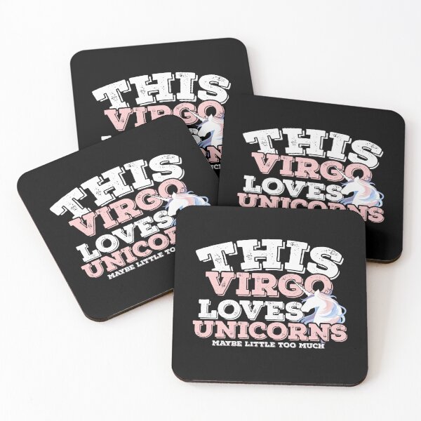 Item preview, Horoscope Zodiac Sign Virgo Loves Unicorns designed and sold by TheCrazyBear.