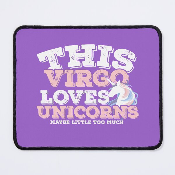 Item preview, Horoscope Zodiac Sign Virgo Loves Unicorns designed and sold by TheCrazyBear.