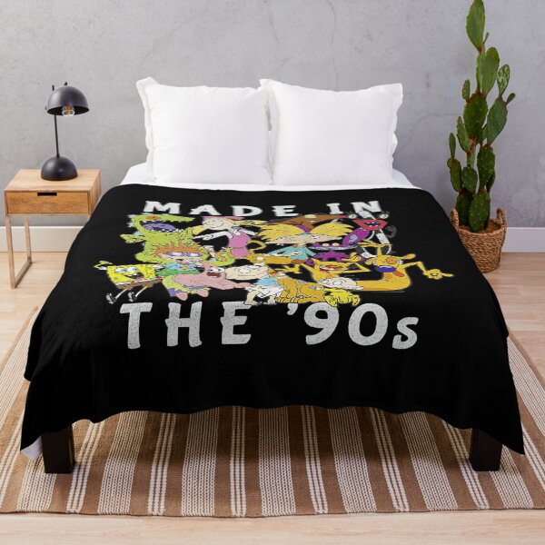 Vista previa del artículo con la obra «Nickelodeon Classic Nicktoons colgando en el escalón», diseñado y vendido por jessicaamazon.