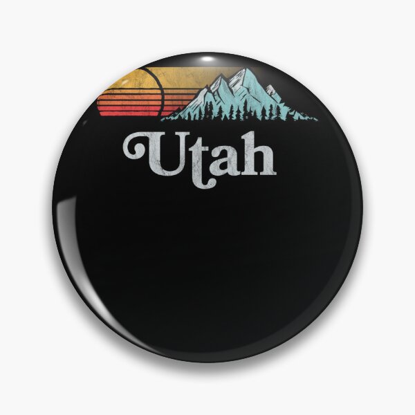 Item preview, Utah Vintage Mountain Sunset Eighties Retro Graphic designed and sold by ElizabethxJime.