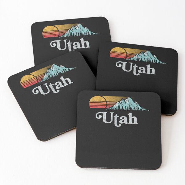 Item preview, Utah Vintage Mountain Sunset Eighties Retro Graphic designed and sold by ElizabethxJime.