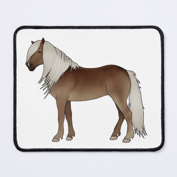 Item preview, Cute Haflinger Horse Dark Flaxen Chestnut designed and sold by theaadesigns.