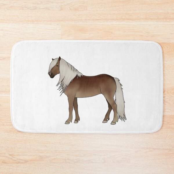 Item preview, Cute Haflinger Horse Dark Flaxen Chestnut designed and sold by theaadesigns.