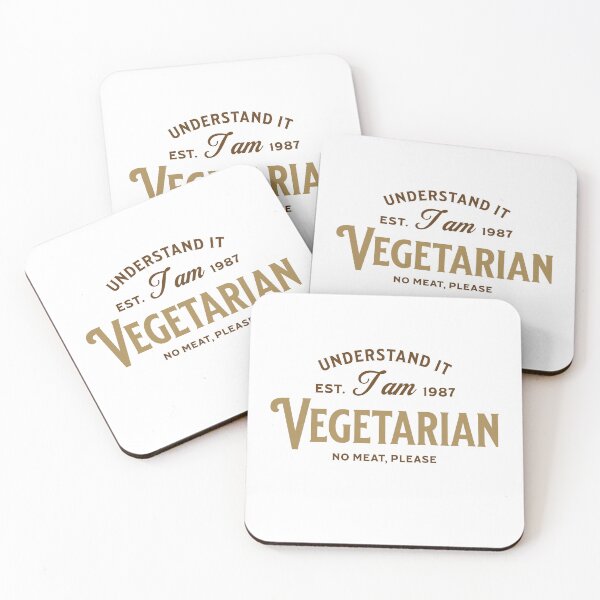 Item preview, I am Vegetarian designed and sold by KARINA PARRA ⭐⭐⭐⭐⭐.