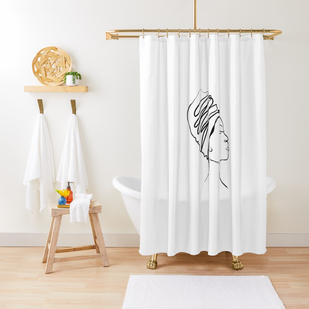 Aperçu de l'œuvre Rideau de douche créée et vendue par andieartco.