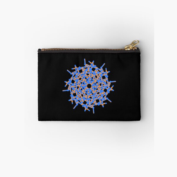 Item preview, Blue and orange star, abstract art designed and sold by Meo Design.