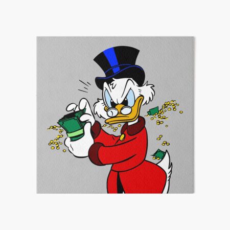 Scrooge McDuck Art Board Print