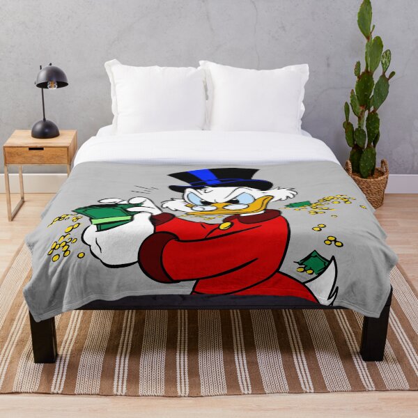 Scrooge McDuck Throw Blanket