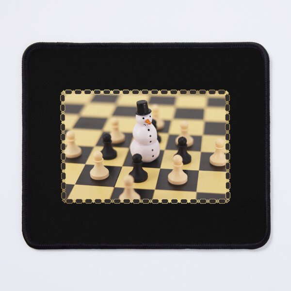 Item preview, Snowmany Pawns! (Black Background) designed and sold by PawsitiveMum.