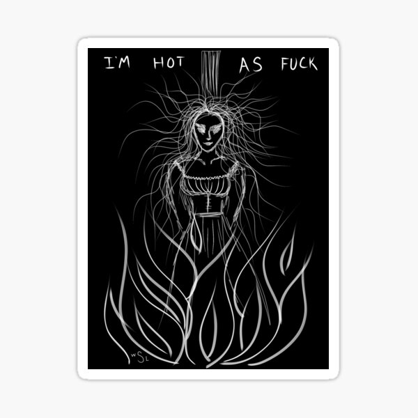 Hot as F*ck Sticker