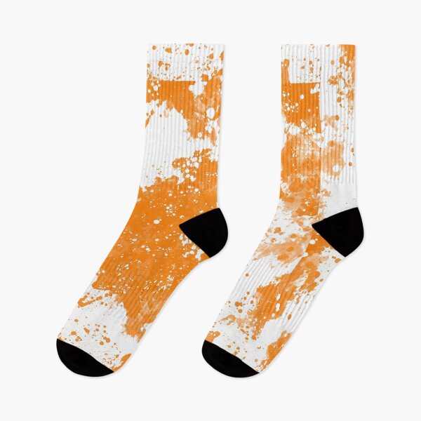 Item preview, Orange and White Paint Splatter Design designed and sold by WordsToArt.