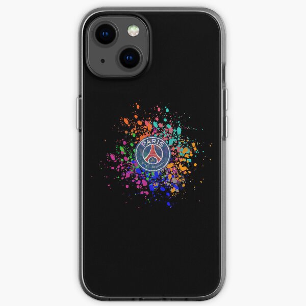Aquarelle PSG Coque souple iPhone
