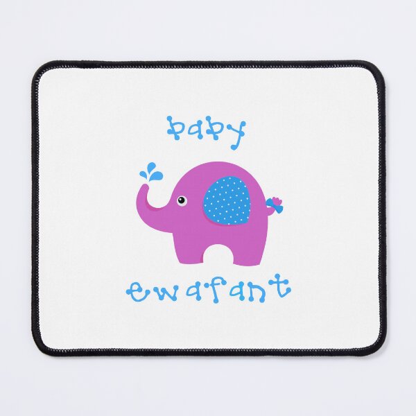 Item preview, Baby Ewafant (Elephant) Pink/Blue designed and sold by PawsitiveMum.