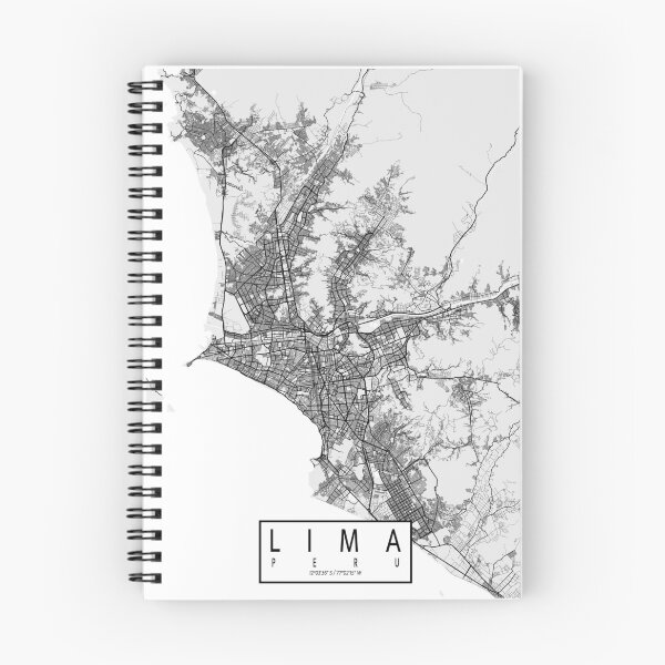 Item preview, Lima City Map of Peru - Light designed and sold by deMAP.