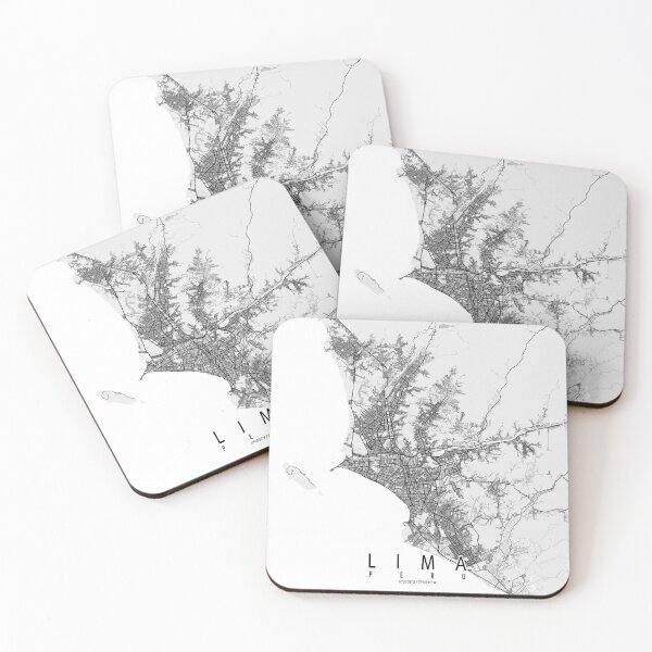 Item preview, Lima City Map of Peru - Light designed and sold by deMAP.