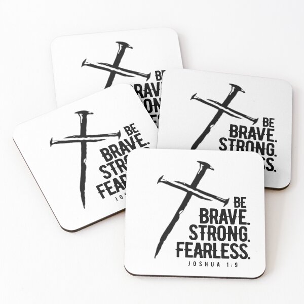 Item preview, Be Brave - white designed and sold by Cane & Abel Creations ..