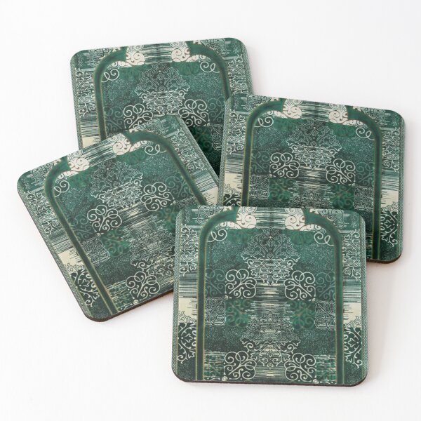 Item preview, Elegant Swirl Green designed and sold by moslem-pride.