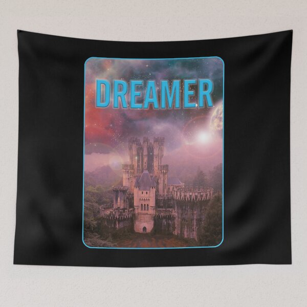 Item preview, Mysterious Castle In Cosmos Surreal Vintage designed and sold by EstevanCunha93.
