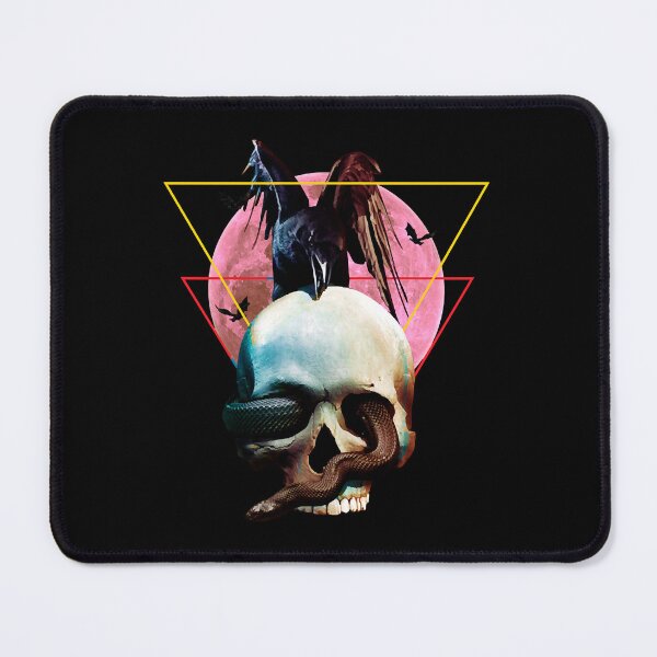 Item preview, VaporwaveSkullCrowRaven&SnakeHalloweenAestheticArt designed and sold by ShawnaHa445254.