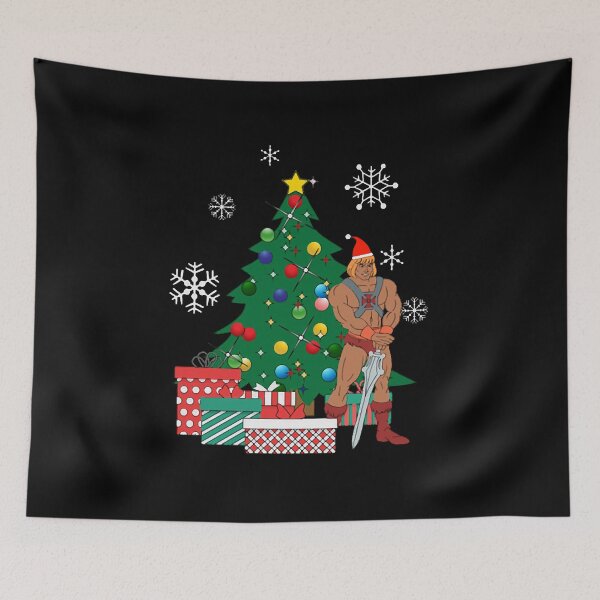 Item preview, He Man Around The Christmas Tree designed and sold by Queeniw82.