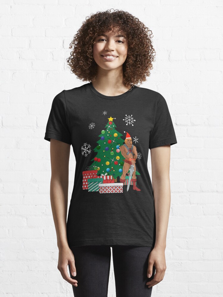 Discover He Man Around The Christmas Tree Essential T-Shirt