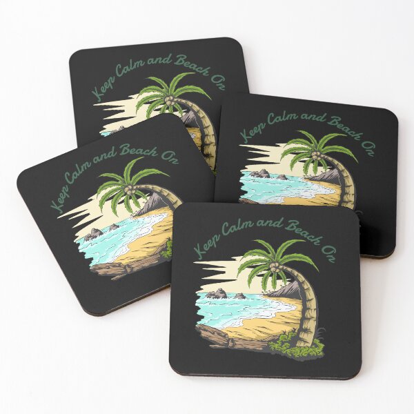 Item preview, Keep calm and beach on designed and sold by pnkpopcorn.