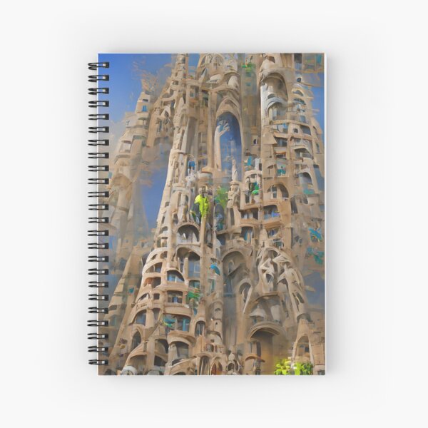 Cahiers A Spirale Sur Le Theme Gaudi Redbubble