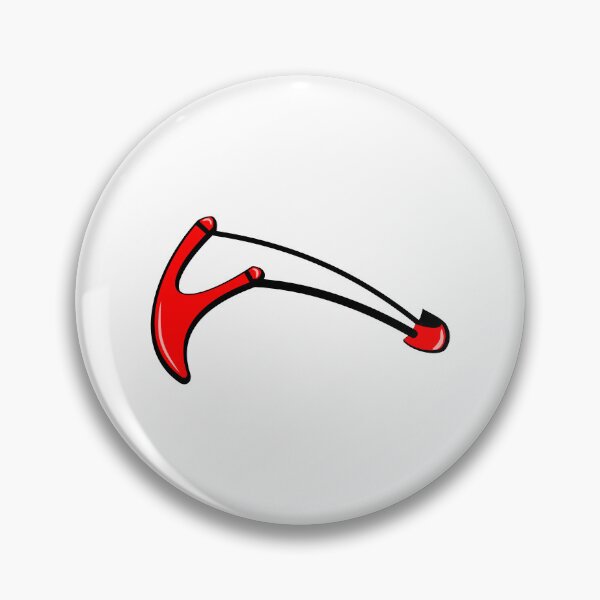 Item preview, Illustration of the red rubber slingshot designed and sold by Wahrurrozi.