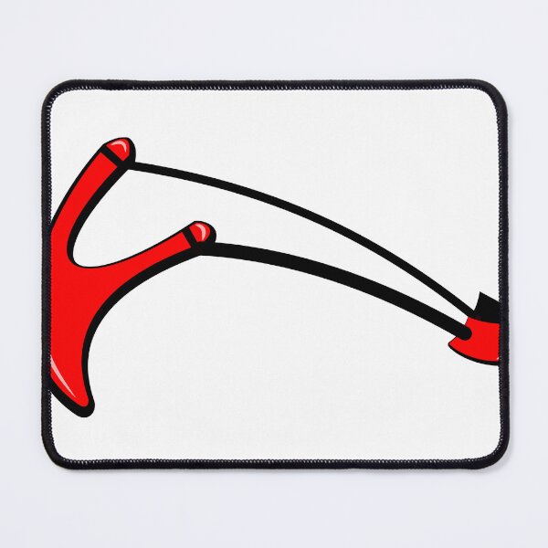 Item preview, Illustration of the red rubber slingshot designed and sold by Wahrurrozi.
