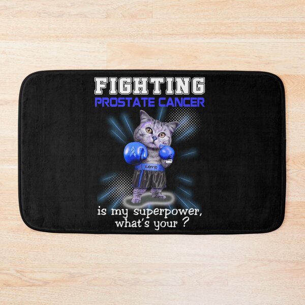 Item preview, Funny Cat Fighting Prostate Cancer Is My Superpower What's Your designed and sold by Kohend.