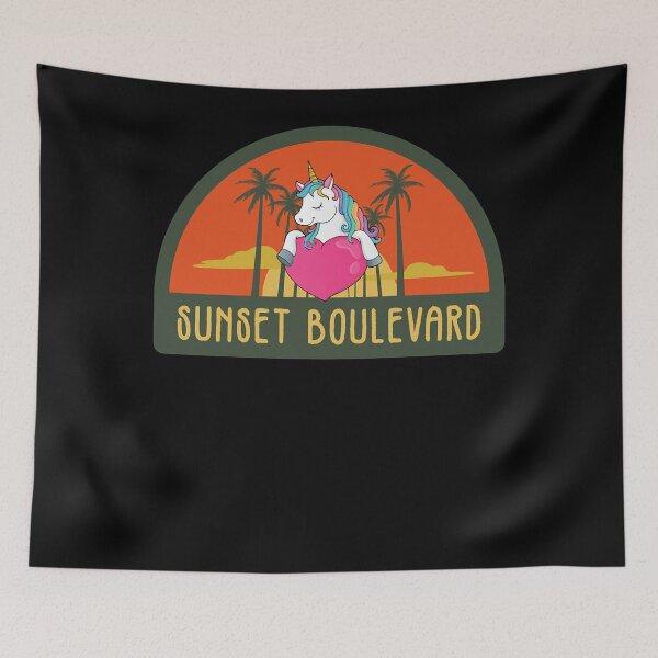 Item preview, sunset boulevard love the place retro designed and sold by DaviCorreia1501.