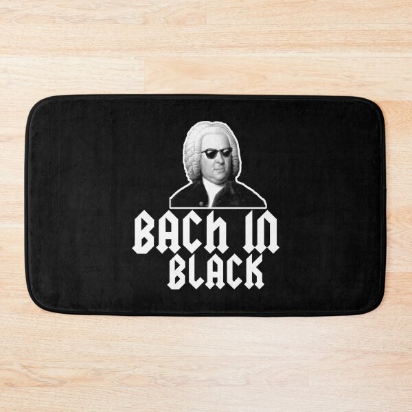 Aperçu de l'œuvre Bach en noir créée et vendue par EulogePlacca.