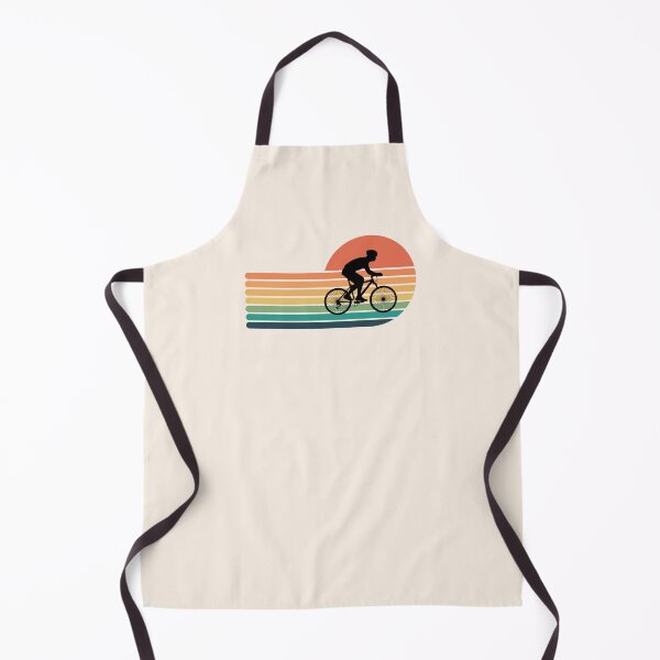 Item preview, Retro Biker Cyclist Sunset Colors designed and sold by Lynne Dorr.