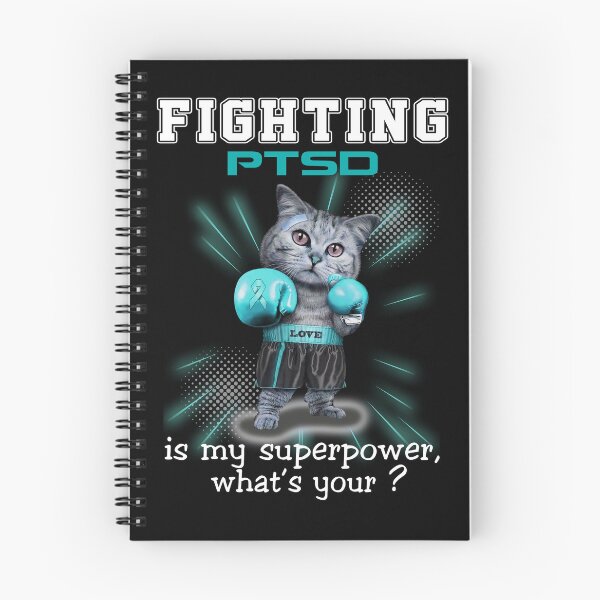 Item preview, Funny Cat Fighting PTSD Is My Superpower What's Your designed and sold by Kohend.