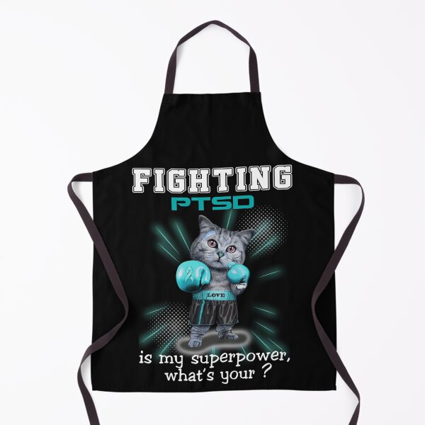 Item preview, Funny Cat Fighting PTSD Is My Superpower What's Your designed and sold by Kohend.