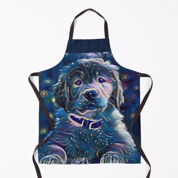 Item preview, Labrador Retriever Puppy Blue Starry Night designed and sold by Cuddlythopia.