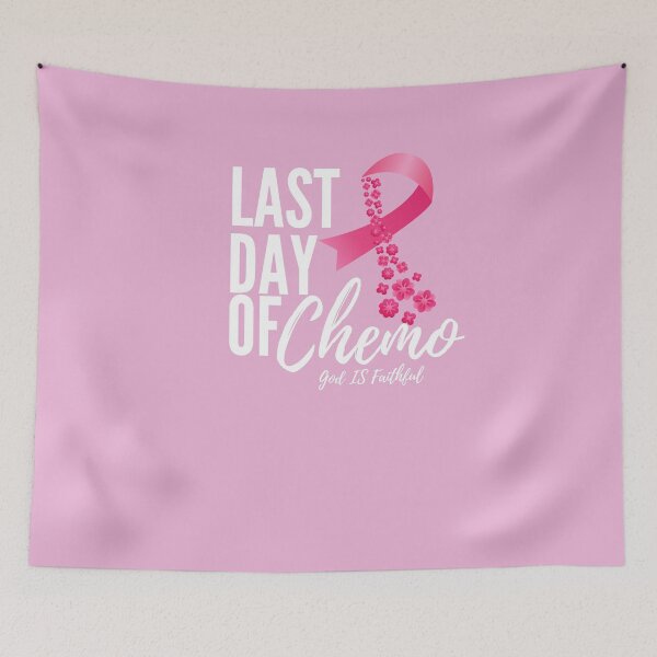 Item preview, Last day of chemo,God is faithful  cancer awareness day quote bible  pink ribbon  designed and sold by ourpretty.