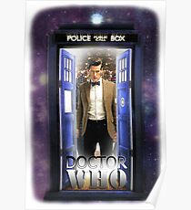 Ninth Doctor Blue Box T-Shirt / Hoodie Poster