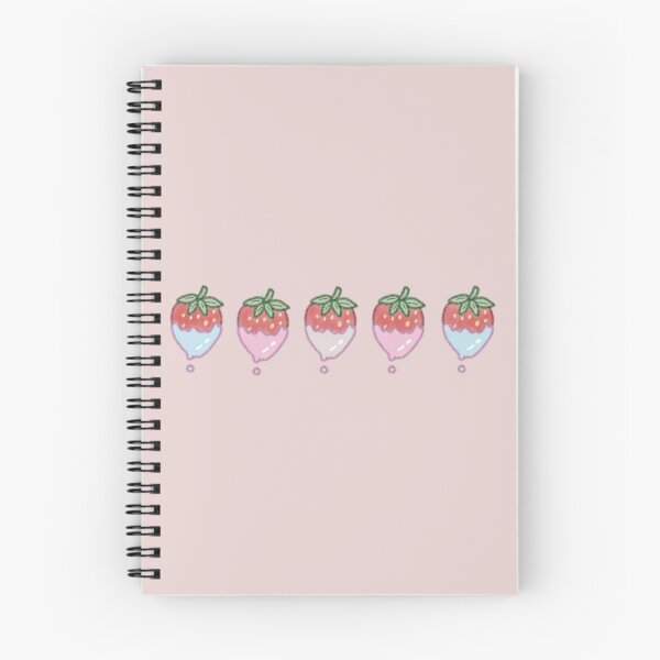 Item preview, Pink, White, and Blue Candy-Coated Strawberries designed and sold by shahdraws.