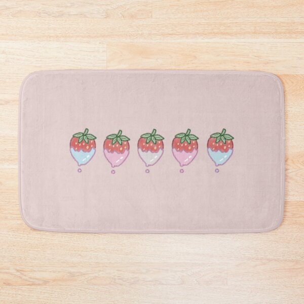 Item preview, Pink, White, and Blue Candy-Coated Strawberries designed and sold by shahdraws.