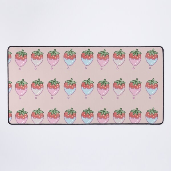 Item preview, Pink, White, and Blue Candy-Coated Strawberries designed and sold by shahdraws.