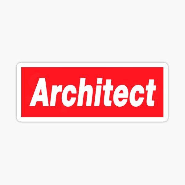 Item preview, ARCHITECT designed and sold by Geeky-Arch.